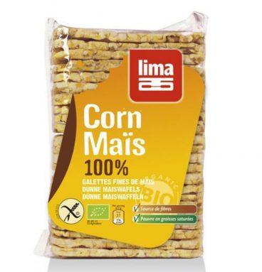 Lima Maiswafels Rechthoek Bio 140 gr