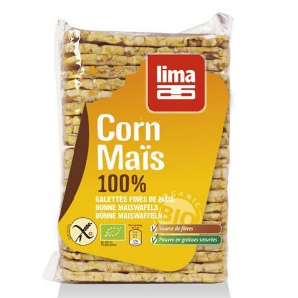 Lima Maiswafels Rechthoek Bio 140 gr