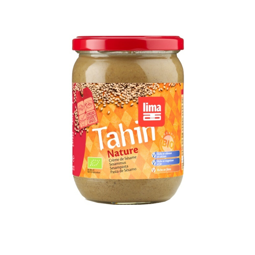 Lima Tahin Zonder Zout Bio 500 gr