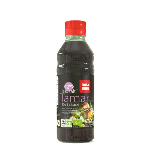 Lima Tamari 50% minder Zout Bio 250 ml