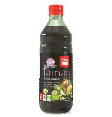 Lima Tamari 50% minder Zout Bio 500 ml