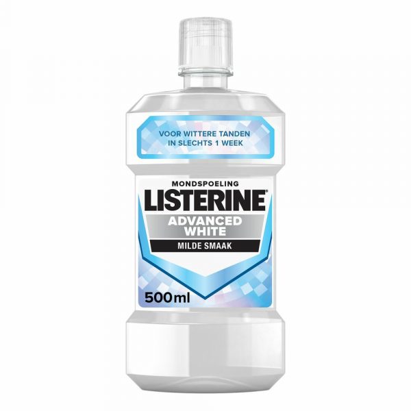 Listerine Mondwater Advanced White Mild 500 ml