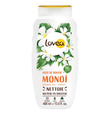 12x Lovea Sulfaatvrije Douchegel Monoï 400 ml