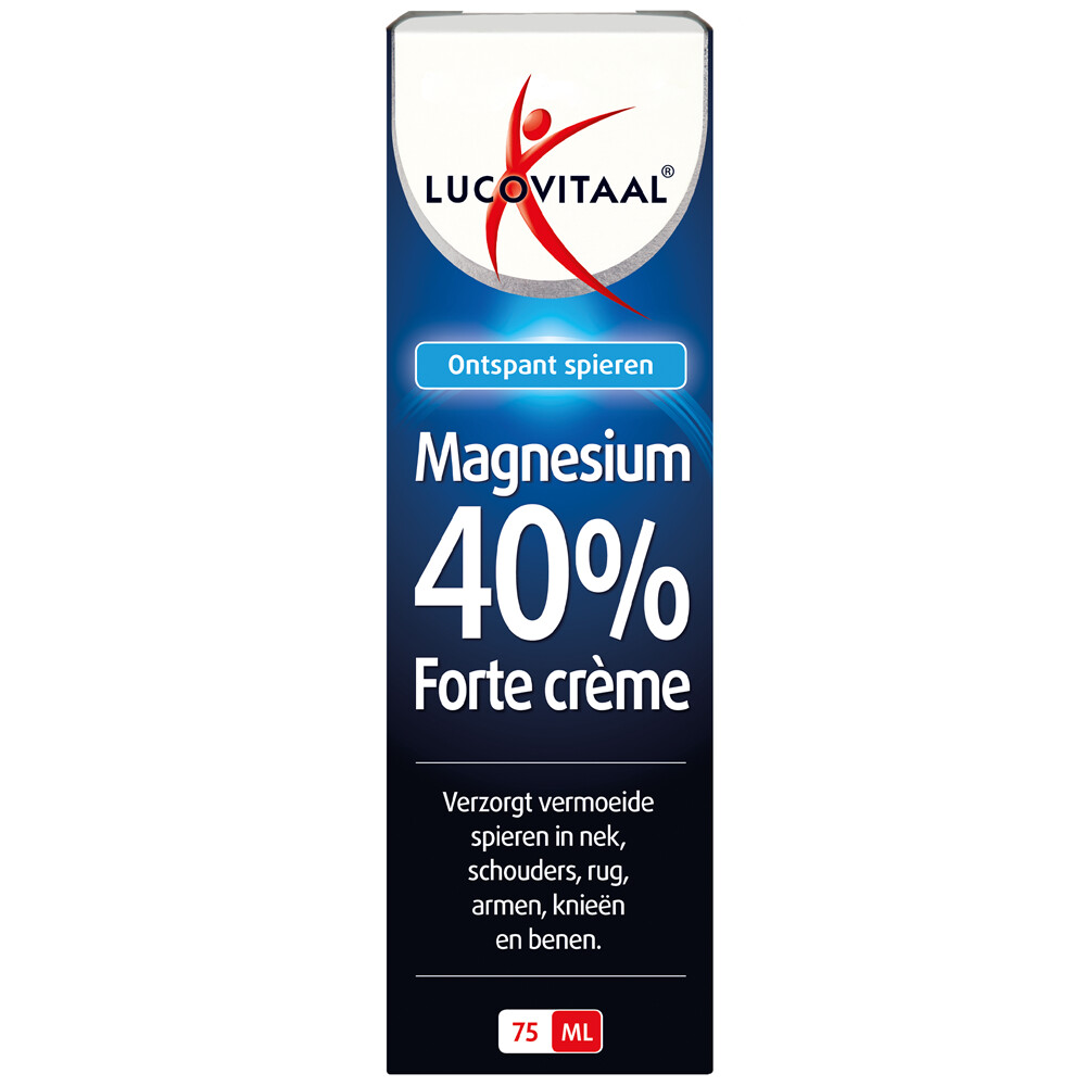 Lucovitaal Magnesium 40% Forte Crème 75 ml