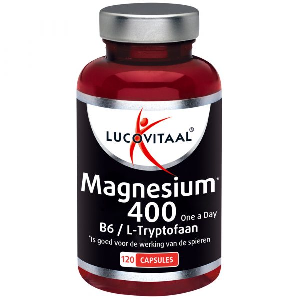 Lucovitaal Magnesium 400 met l-tryptofaan 120 capsules