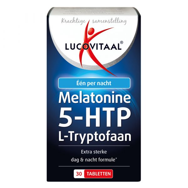 Lucovitaal Melatonine 5-HTP L-Tryptofaan 30 tabletten