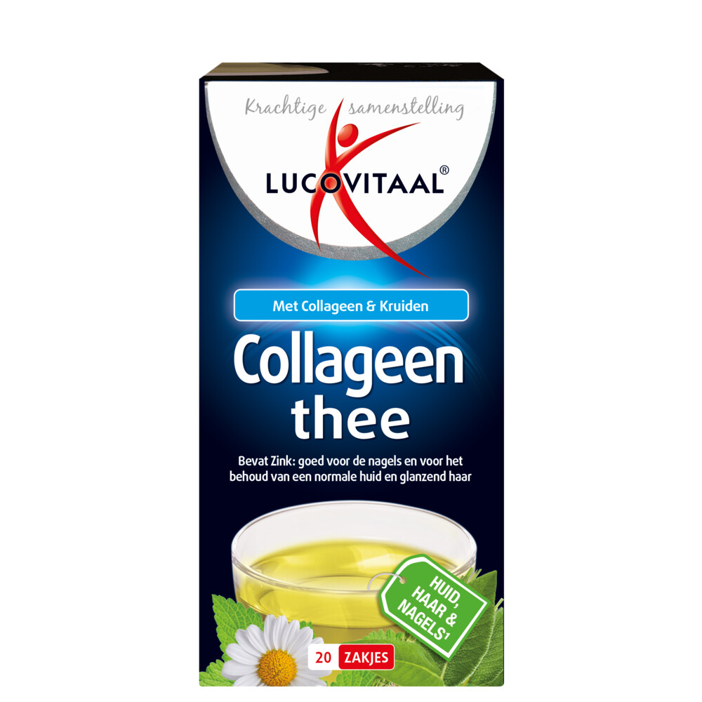 Lucovitaal Thee Collageen Beauty 20 stuks