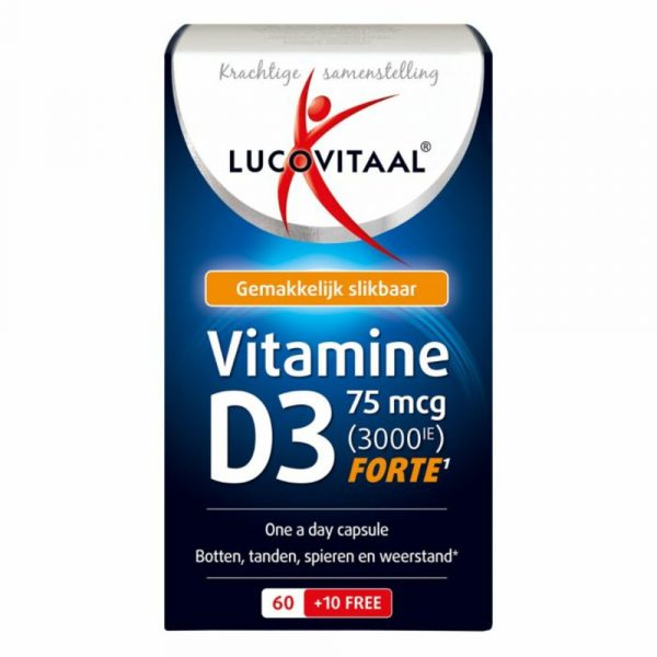 Lucovitaal Vitamine D3 75mcg Forte 70 capsules