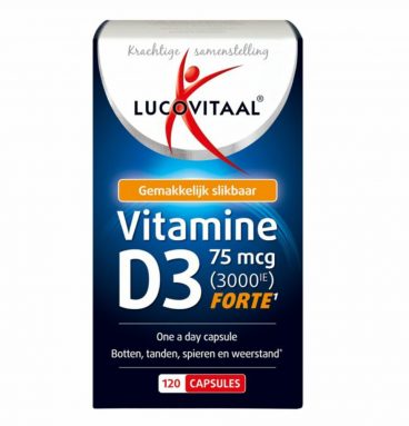 Lucovitaal Vitamine D3 D3 75mcg (3000IE) Forte 120 capsules