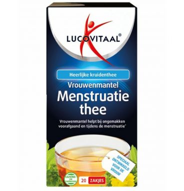 Lucovitaal Vrouwenmantel Menstruatie Thee Vegan 20 stuks