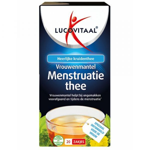 Lucovitaal Vrouwenmantel Menstruatie Thee Vegan 20 stuks