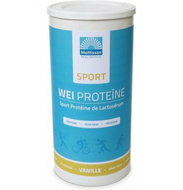 6x Mattisson Wei Protien Sport Vanille 450 gr