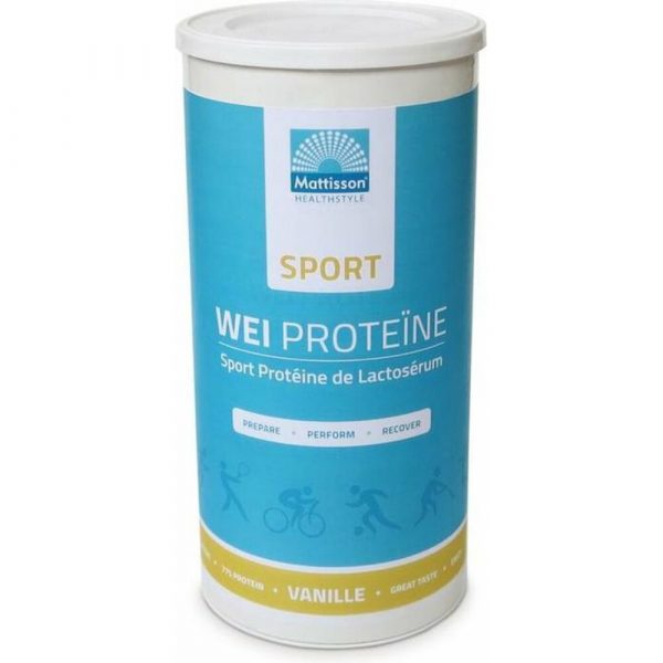 6x Mattisson Wei Protien Sport Vanille 450 gr