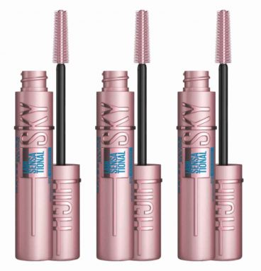 3x Maybelline Lash Sensational Sky High Mascara Waterproof Zwart 6 ml