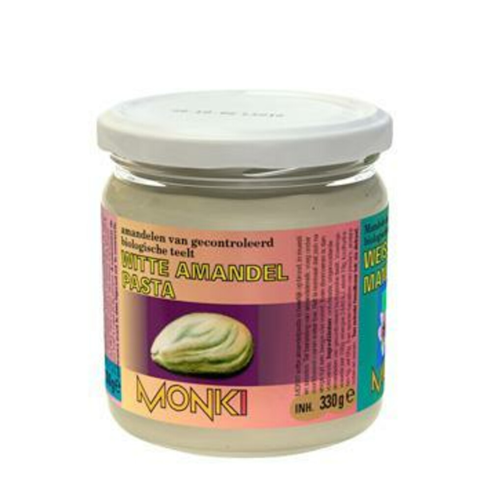 Monki Amandelpasta Wit Bio 330 gr