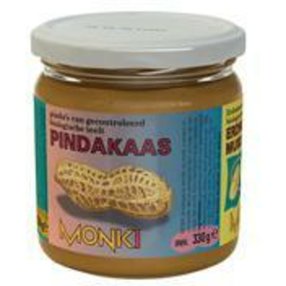 Monki Pindakaas met Zout Bio 330 gr