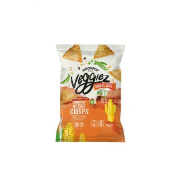 Moonpop Gepofte Groentechips Sweet BBQ 85 gr