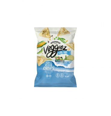 Moonpop Gepofte Groentechips Zeezout 85 gr