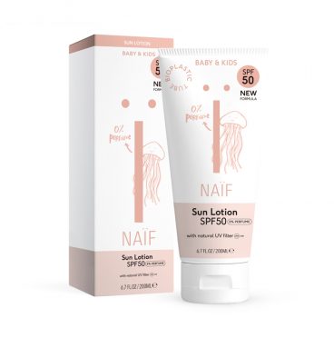 6x Naif Zonnebrand Lotion voor Baby&Kids SPF 50 200 ml