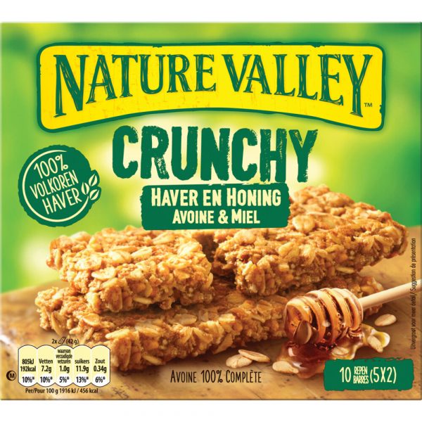 6x Nature Valley Crunchy Haver en Honing 5-pack