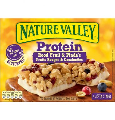 8x Nature Valley Proteine Rood Fruit&Pinda's 4-pack