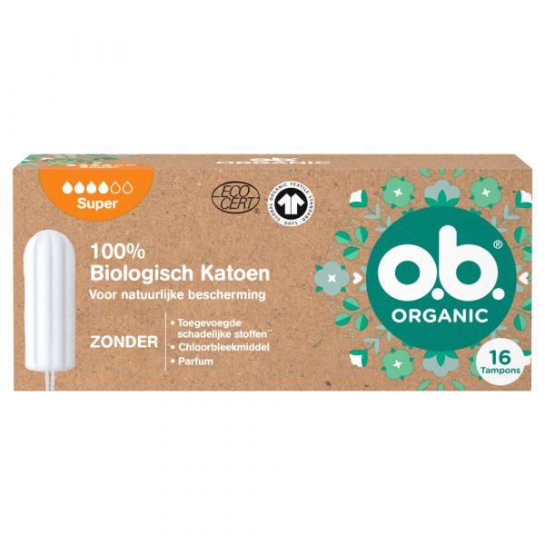 OB Organic Cotton Super 16 stuks