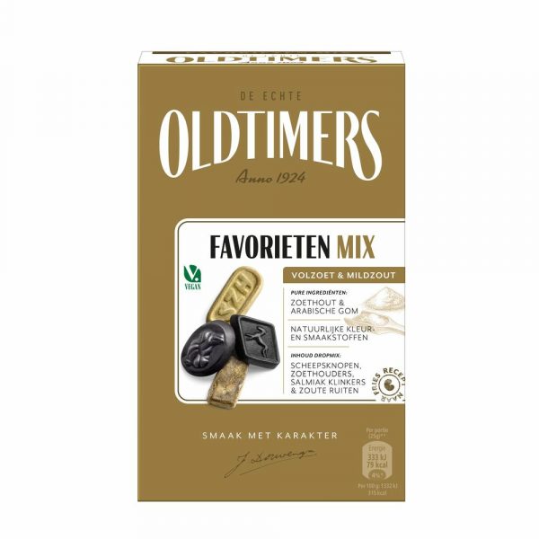 6x Oldtimers Favorieten Mix 235 gram