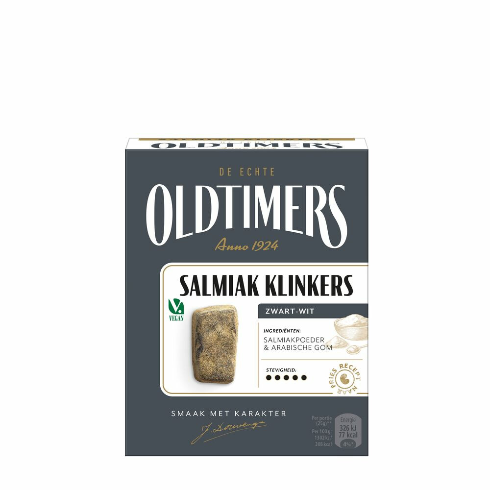 Oldtimers Salmiak Klinkers 185 gr