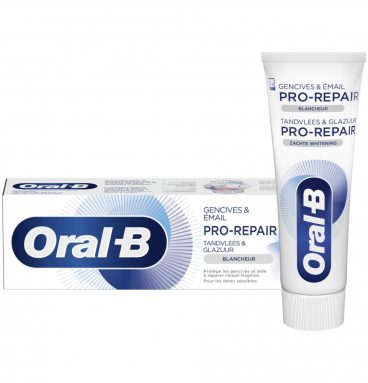 1+1 gratis: Oral-B Tandpasta Pro-Repair Tandvlees&Glazuur Zachte Whitening 75 ml