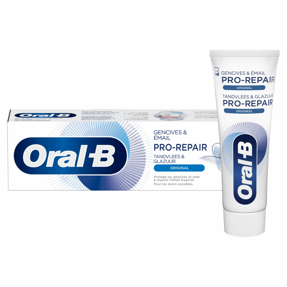 1+1 gratis: Oral-B Tandpasta Tandvlees&Glazuur Repair Origineel 75 ml