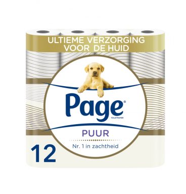 3x Page Toiletpapier Puur 3-laags 4 stuks