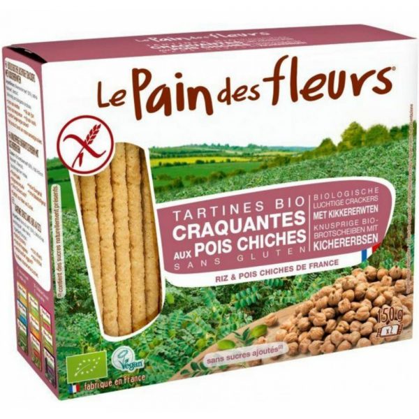 Pain fleur Kikkererwt Cracker Bio 150 gr