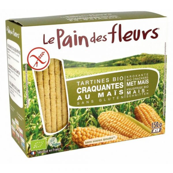 Pain fleur Mais Cracker Bio 150 gr