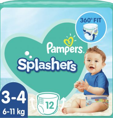 Pampers Splashers Zwemluiers Maat 3-4 (6-11 kg) 12 stuks