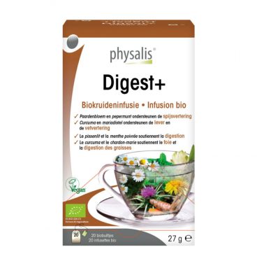 Physalis Biologische Theezakjes Dige stuks+ 20 stuks