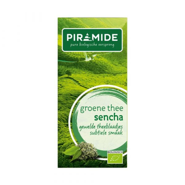 Piramide Biologische Groene Theezakjes Sencha 20 zakjes