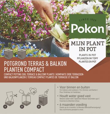 Pokon Kokos Potgrond Terras&Balkon Compact 20 liter