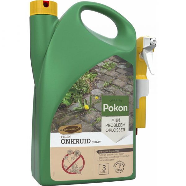 3x Pokon Tegen Onkruid Spray 3 liter