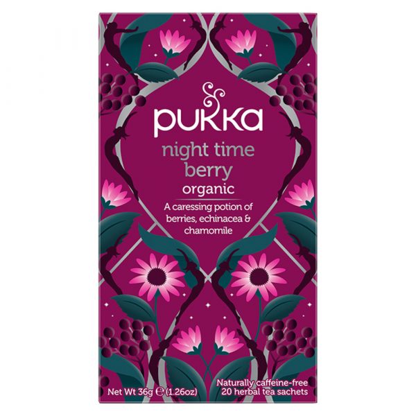 4x Pukka Thee Nighttime Berry 20 stuks