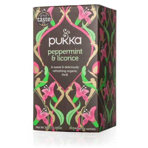 Pukka Thee Peppermt Licorce 20 stuks