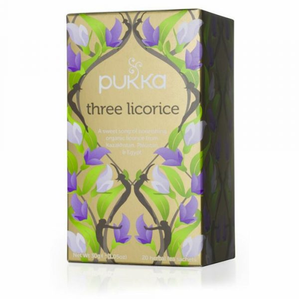 4x Pukka Thee Three Licorice 20 stuks