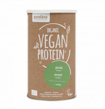 6x Purasana Vegan Proteine Erwt Natuur Bio 400 gr