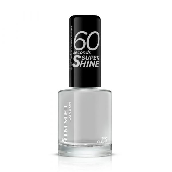 Rimmel London 60 Nagellak Seconds Supershine 740 Clear 8 ml