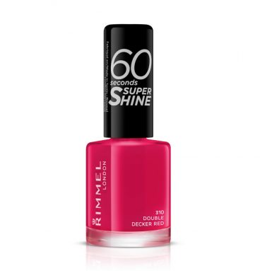 Rimmel London 60 Seconds SuperShine Nagellak 310 Double Decker Red