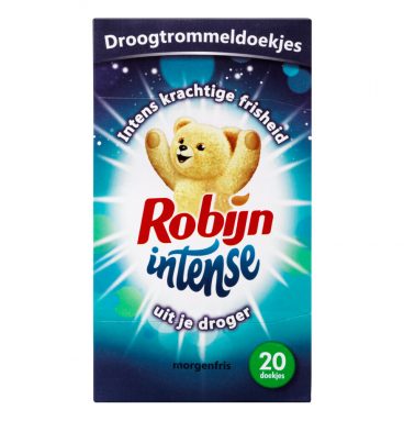 9x Robijn Droogtrommeldoekjes Intense 20 stuks