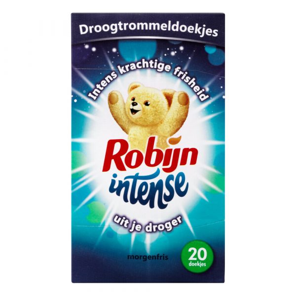 9x Robijn Droogtrommeldoekjes Intense 20 stuks