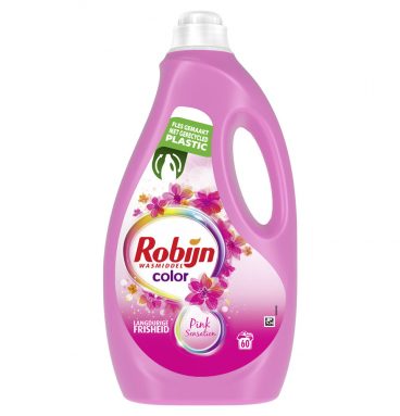 Robijn Vloeibaar Wasmiddel Pink Sensation Color 3 liter