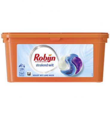 Robijn Wascapsules 3-in-1 Stralend Wit 29 stuks