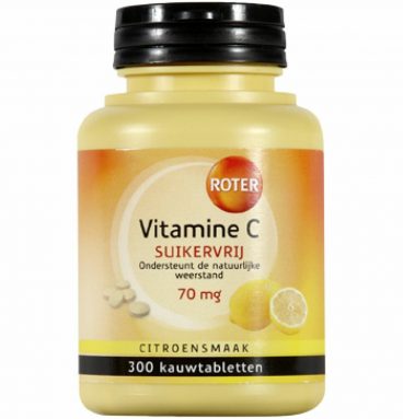 Roter Vitamine C 70mg Suikervrij 300 tabletten