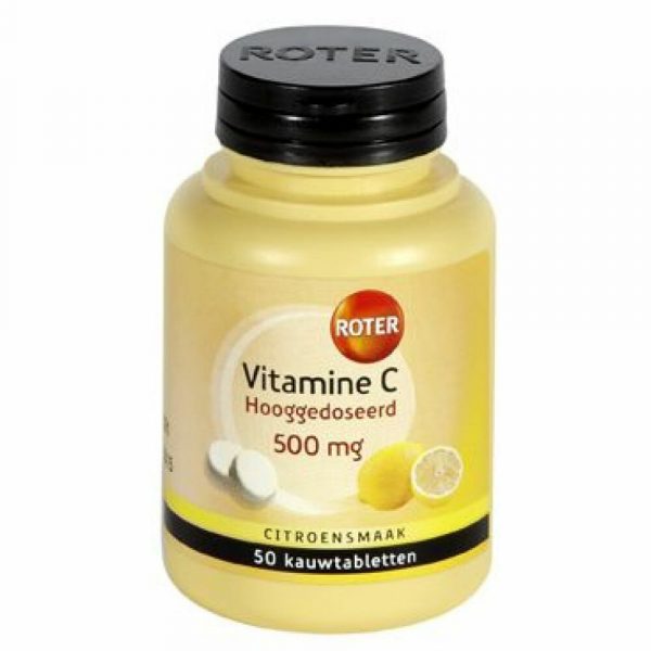 Roter Vitamine C Hooggedoseerd 500mg Citroen 50 kauwtabletten